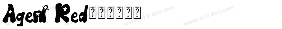 Agent Red字体转换